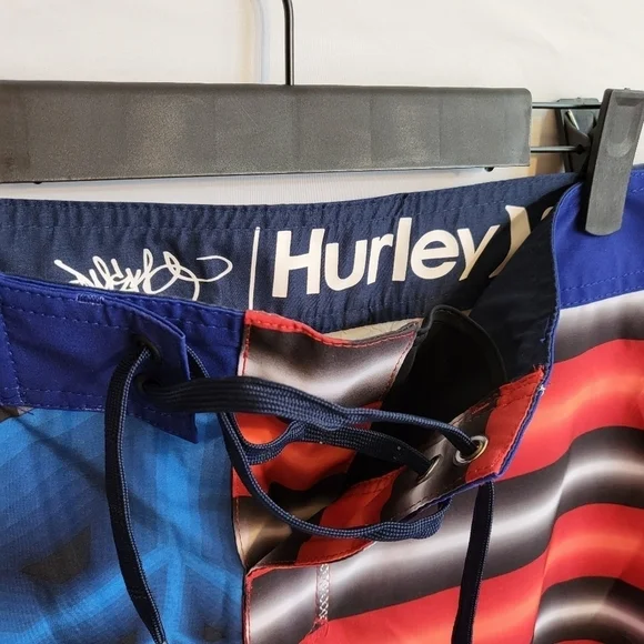 Hurley size 34 phantom board swim shorts pre-owned great condition - Picture 4 of 9